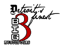 big 3 muscle cars logo